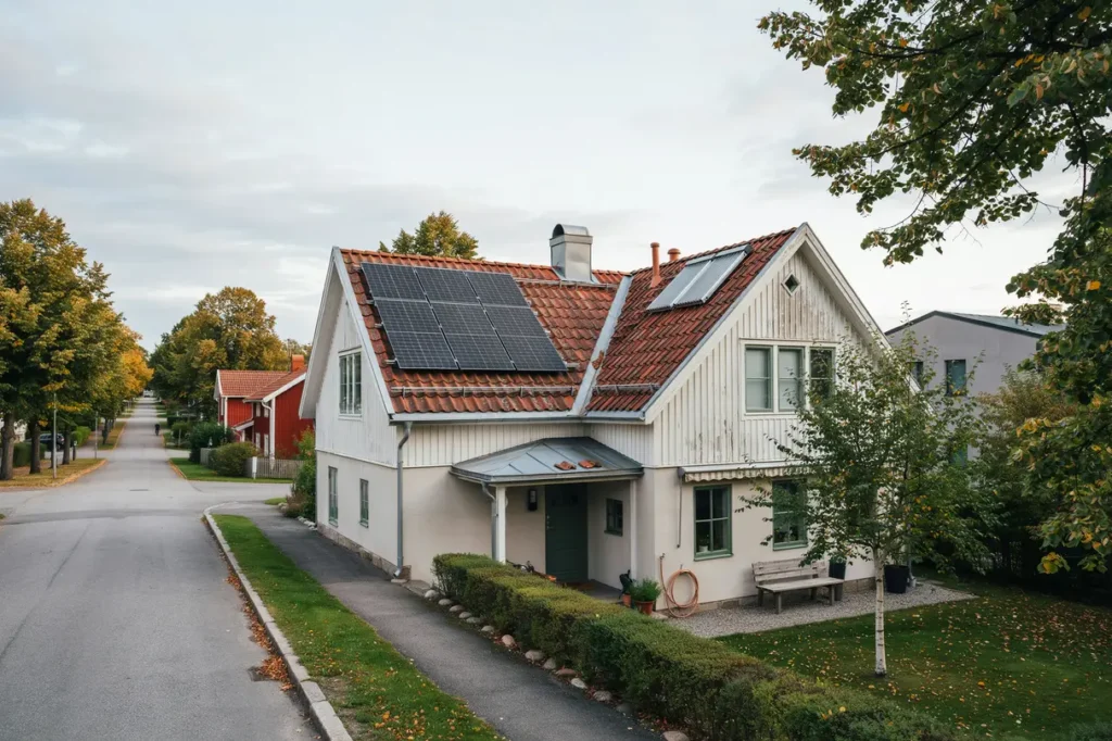 solcellspaneler eller solf ngare s v ljer du r tt l sning f r villans tak och energibehov